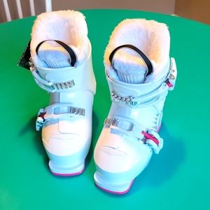 Gorgeous Alpina AJ2 Girls alpine downhill ski boot Size 9 Toddler